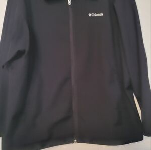 Columbia Soft shell black jacket.